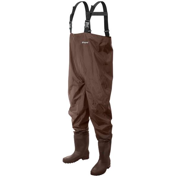 Wader Froggtoggs Rana Pvc Lug Chest - Brown Size 11