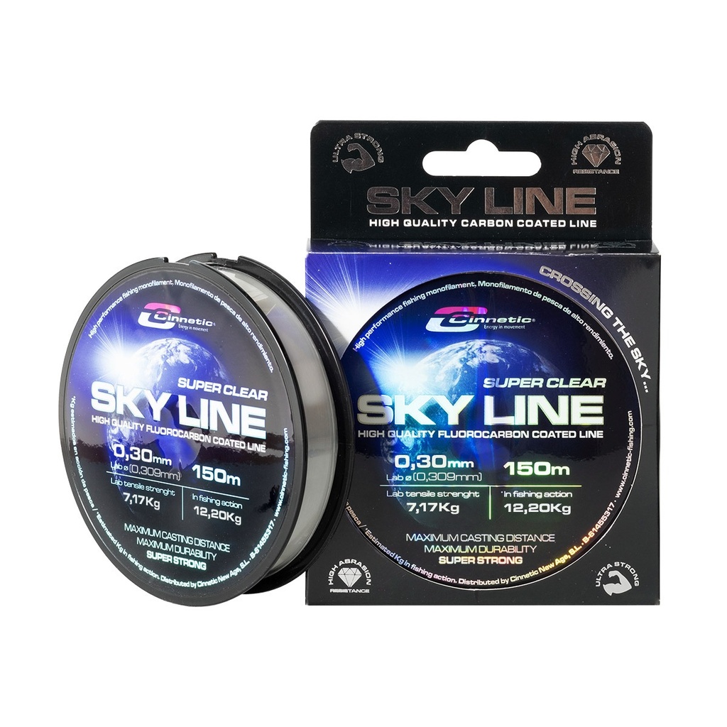 Monofilamento Cinnetic Sky Line Clear 0.30 MM - 150 M