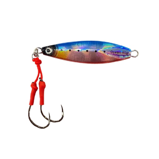[JZK-SL60-SRB] Jig Ocean Jizoku Slow 60 g / Sardine Red Belly
